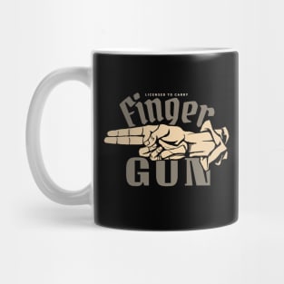 Vintage Finger Sign Mug